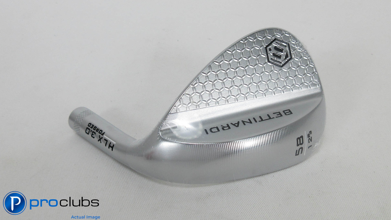 NEW BETTINARDI HLX 3.0 CHROME FORGED (12* BOUNCE) 58* WEDGE -HEAD ONLY-  #344395